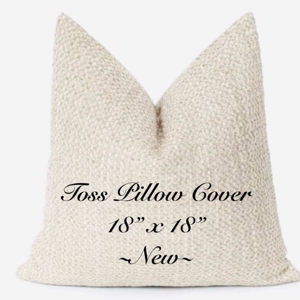 Farm House 18” x 18” Toss Pillow Cover ~NEW~ Qty1 - Discount if purchasing 2+